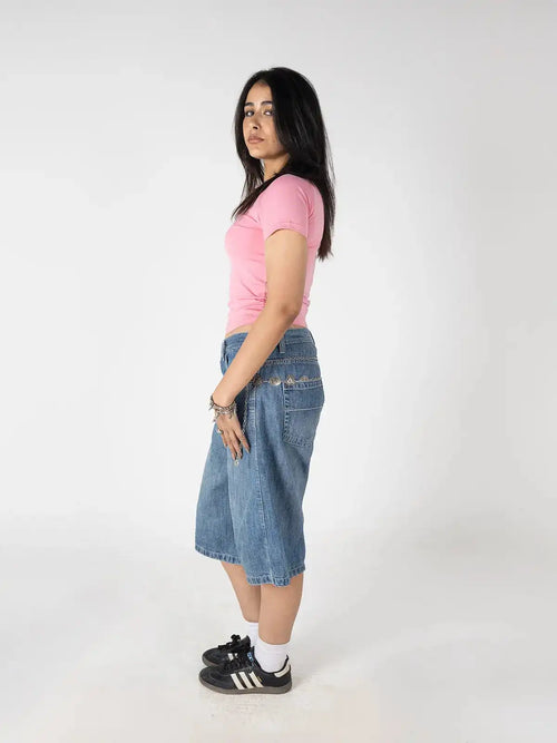 Faya Studio Baby Tee – Bubble Pink Flame
