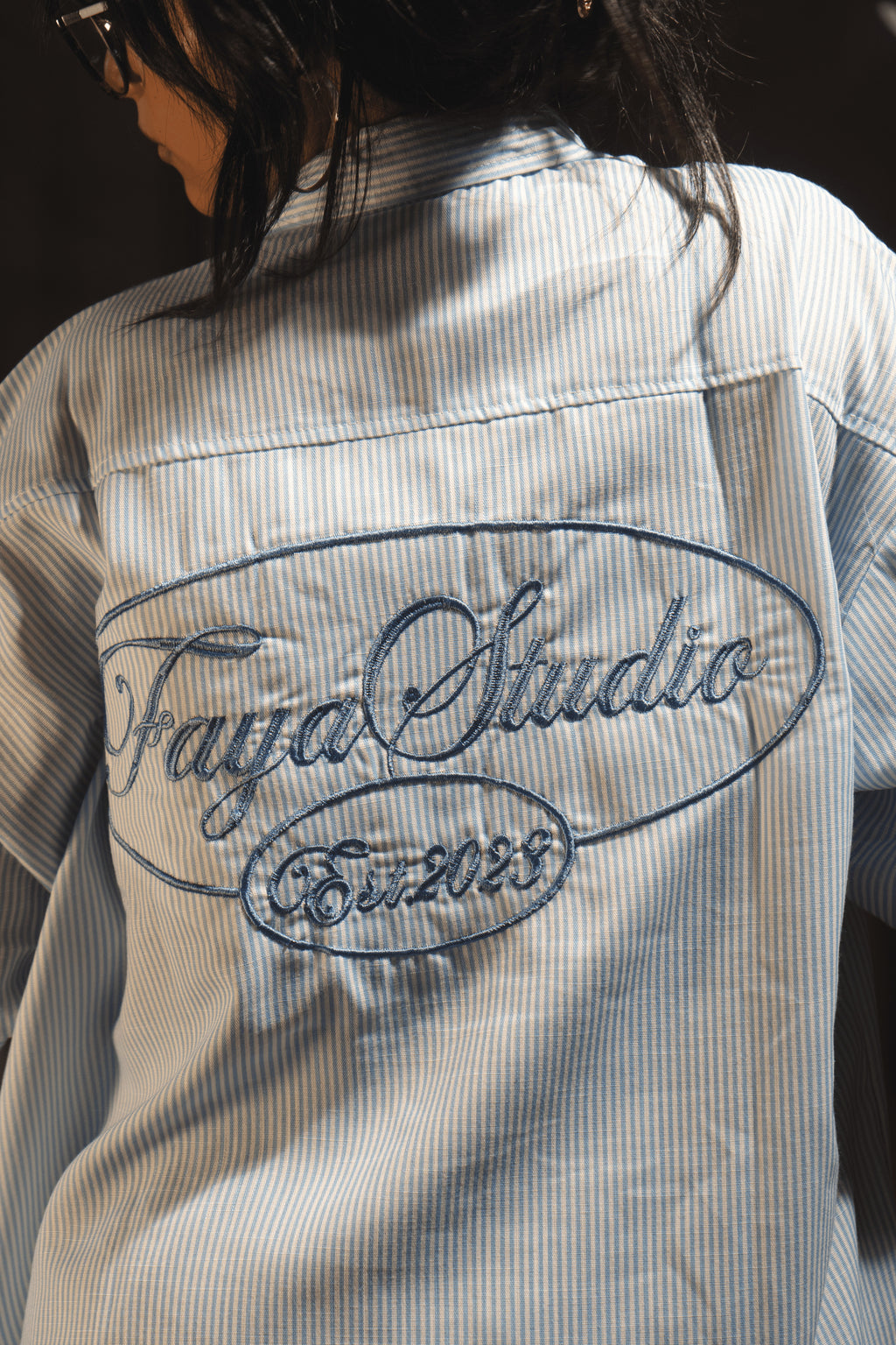 Faya Studio Signature Logo Oversized Shirt