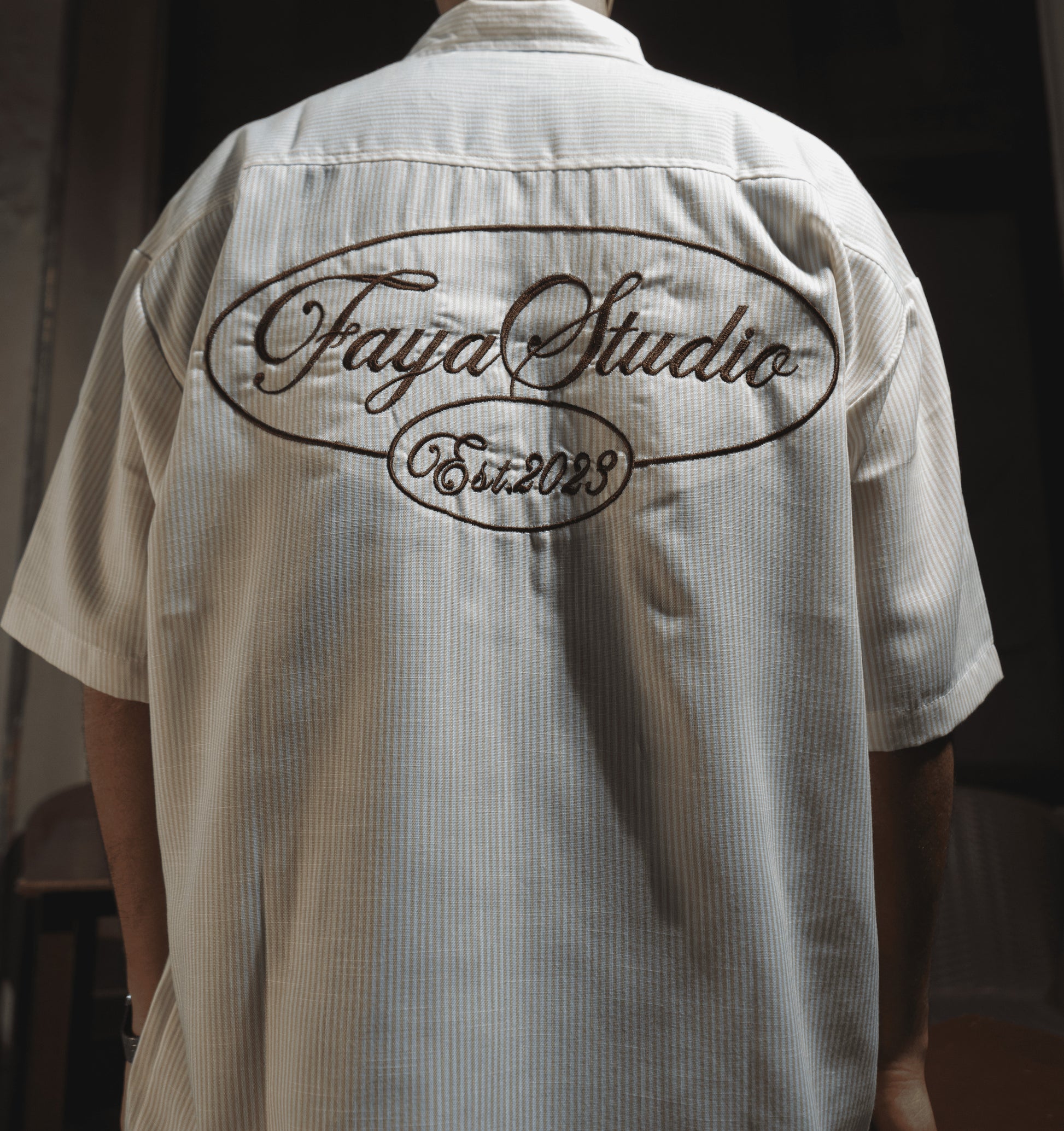 Faya Studio Signature Logo Oversized Shirt