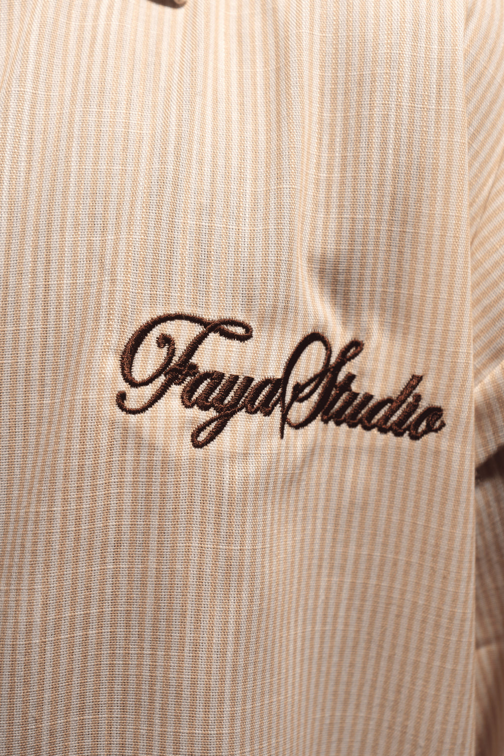 Faya Studio Signature Logo Oversized Shirt