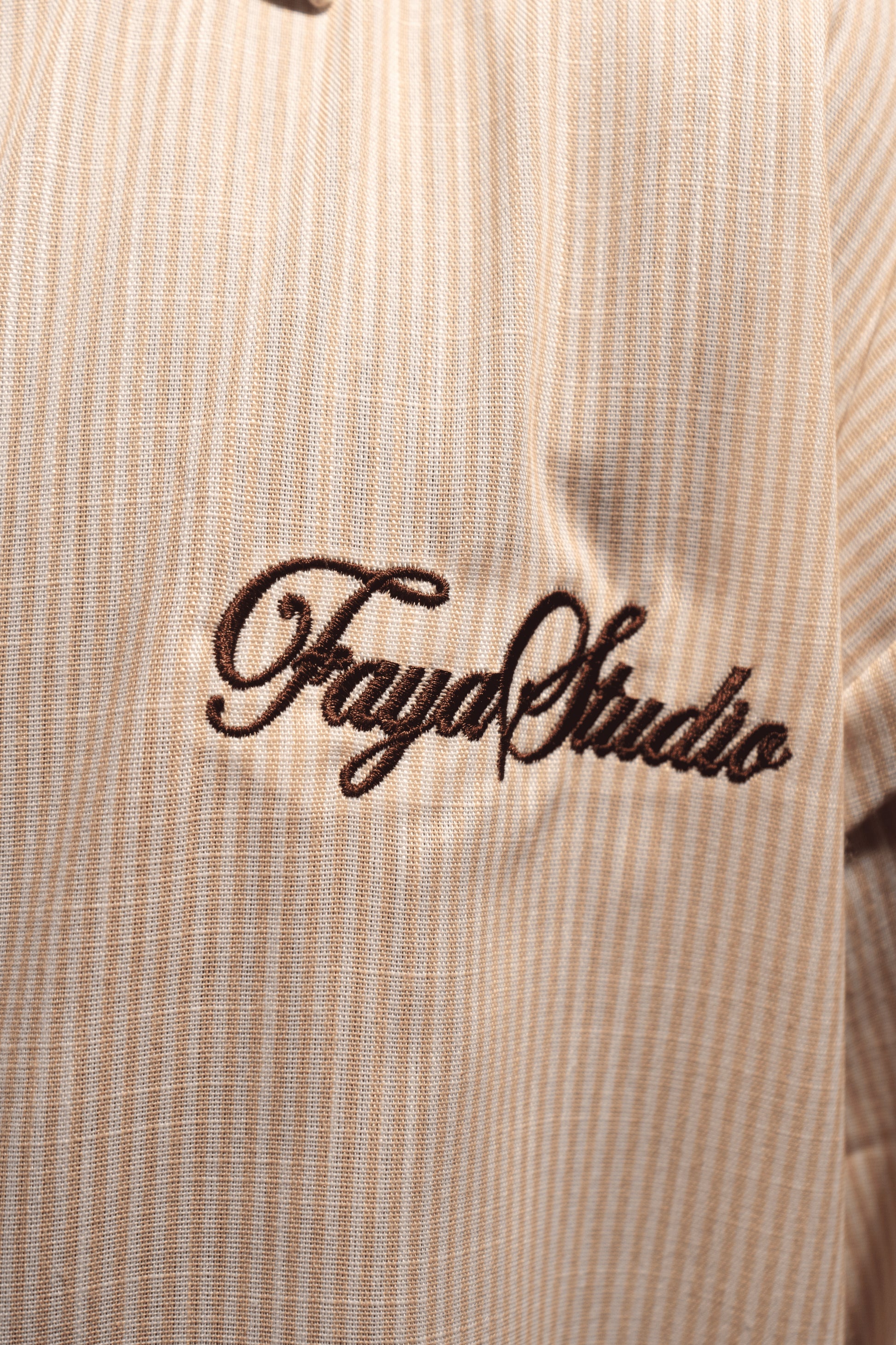 Faya Studio Signature Logo Oversized Shirt