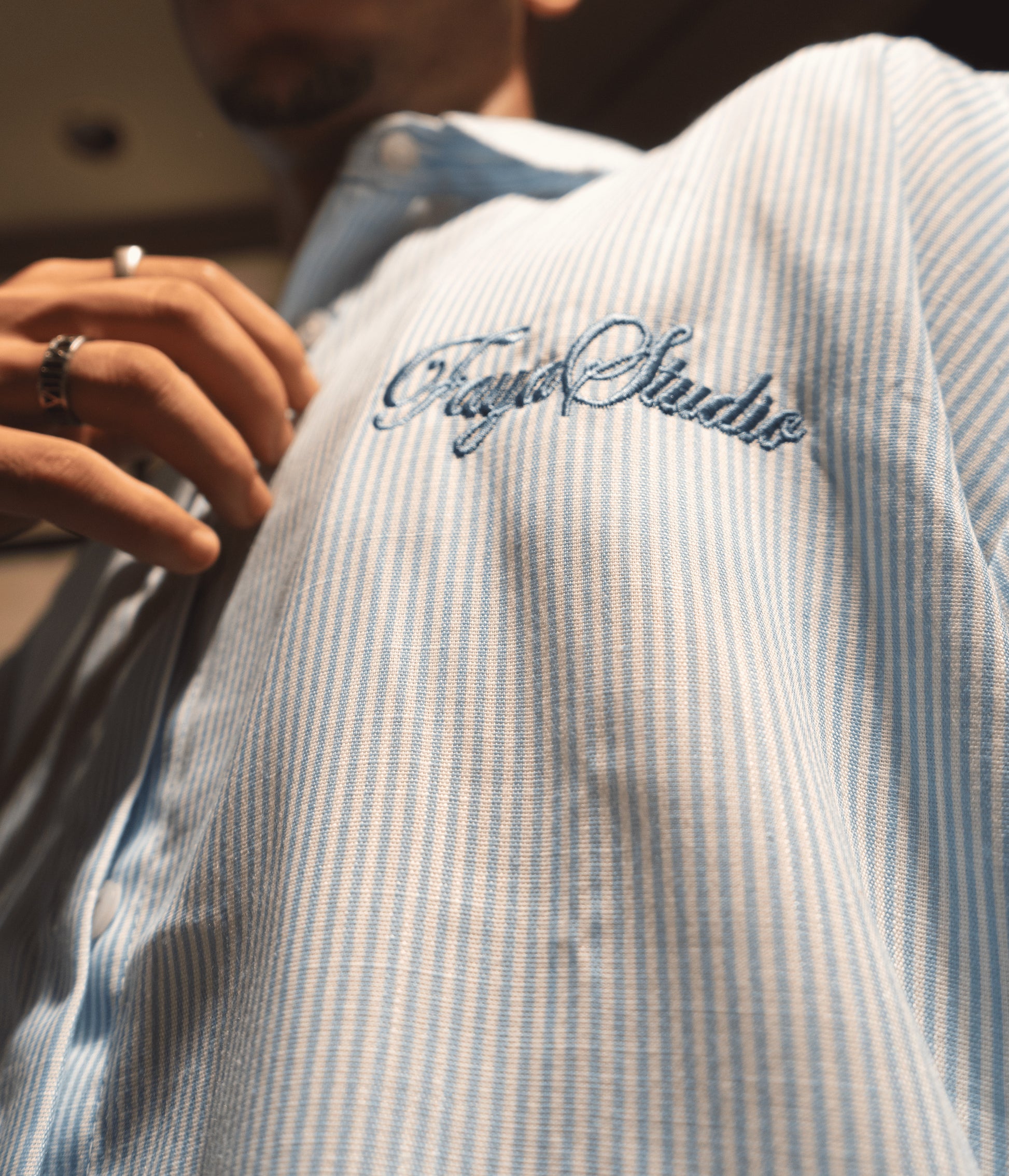 Faya Studio Signature Logo Oversized Shirt