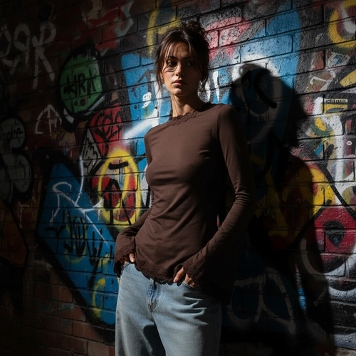 Brown Flare - Pose 1
