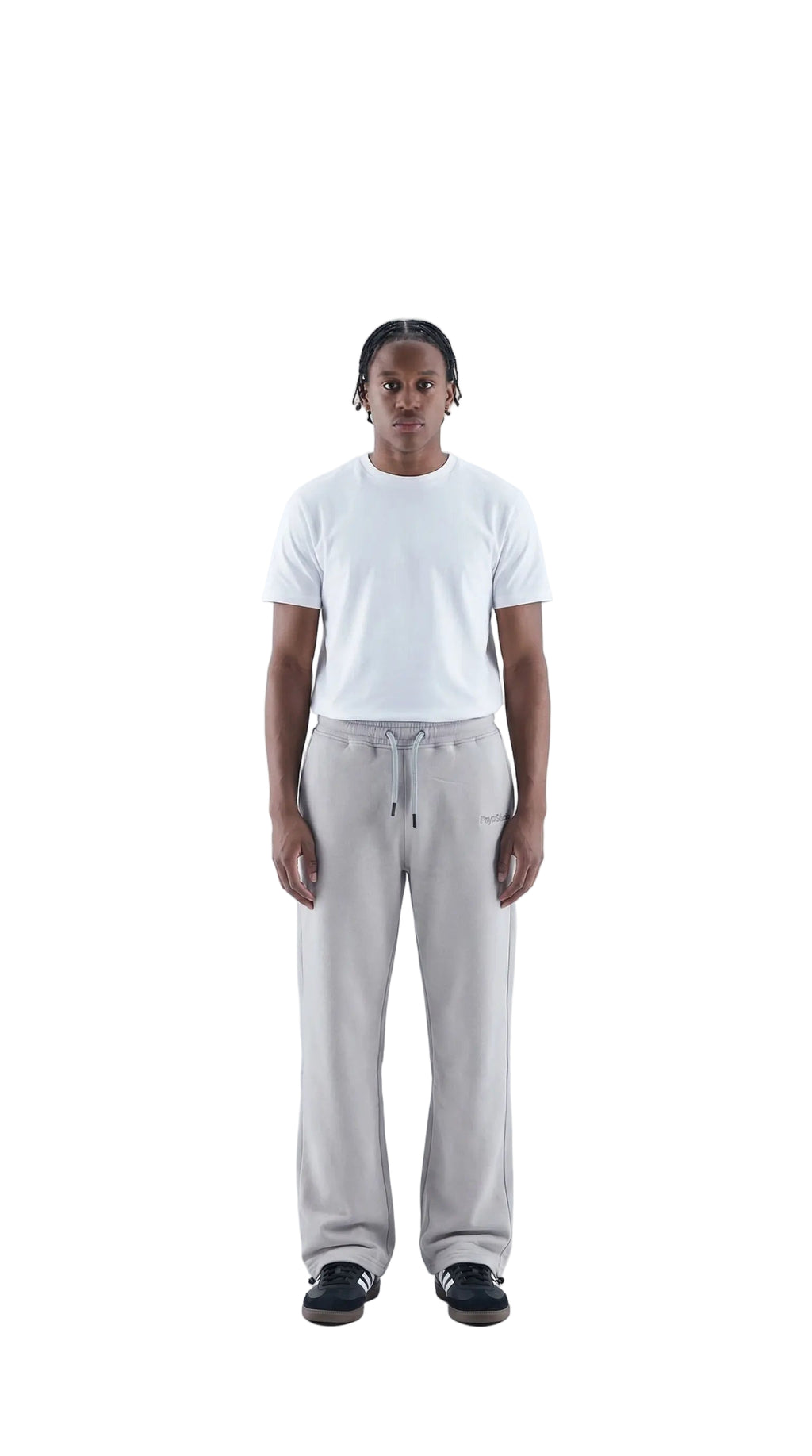 Grey Wide-Leg Sweatpants – Unisex Streetwear Essential by Fayastudioeg