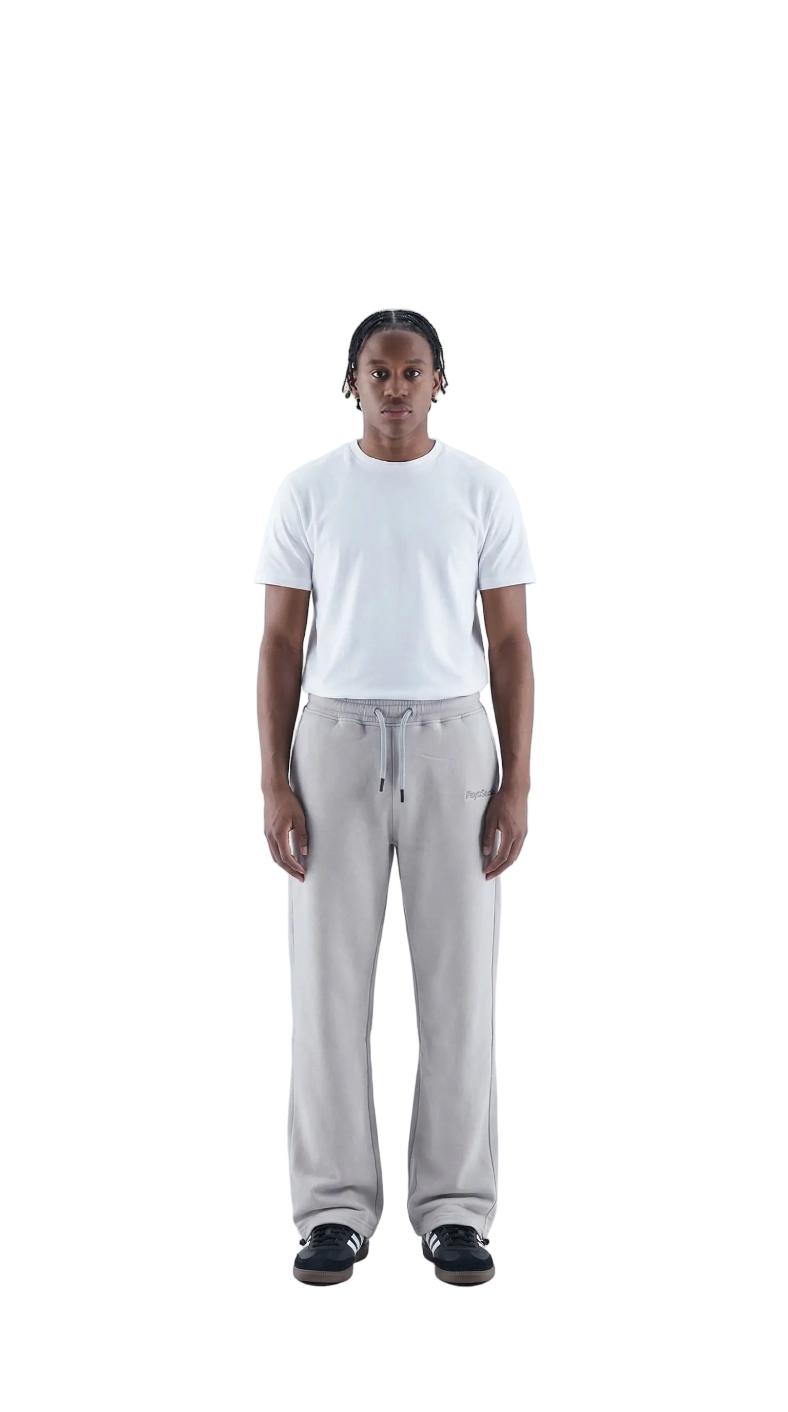 Grey Wide-Leg Sweatpants – Unisex Streetwear Essential by Fayastudioeg