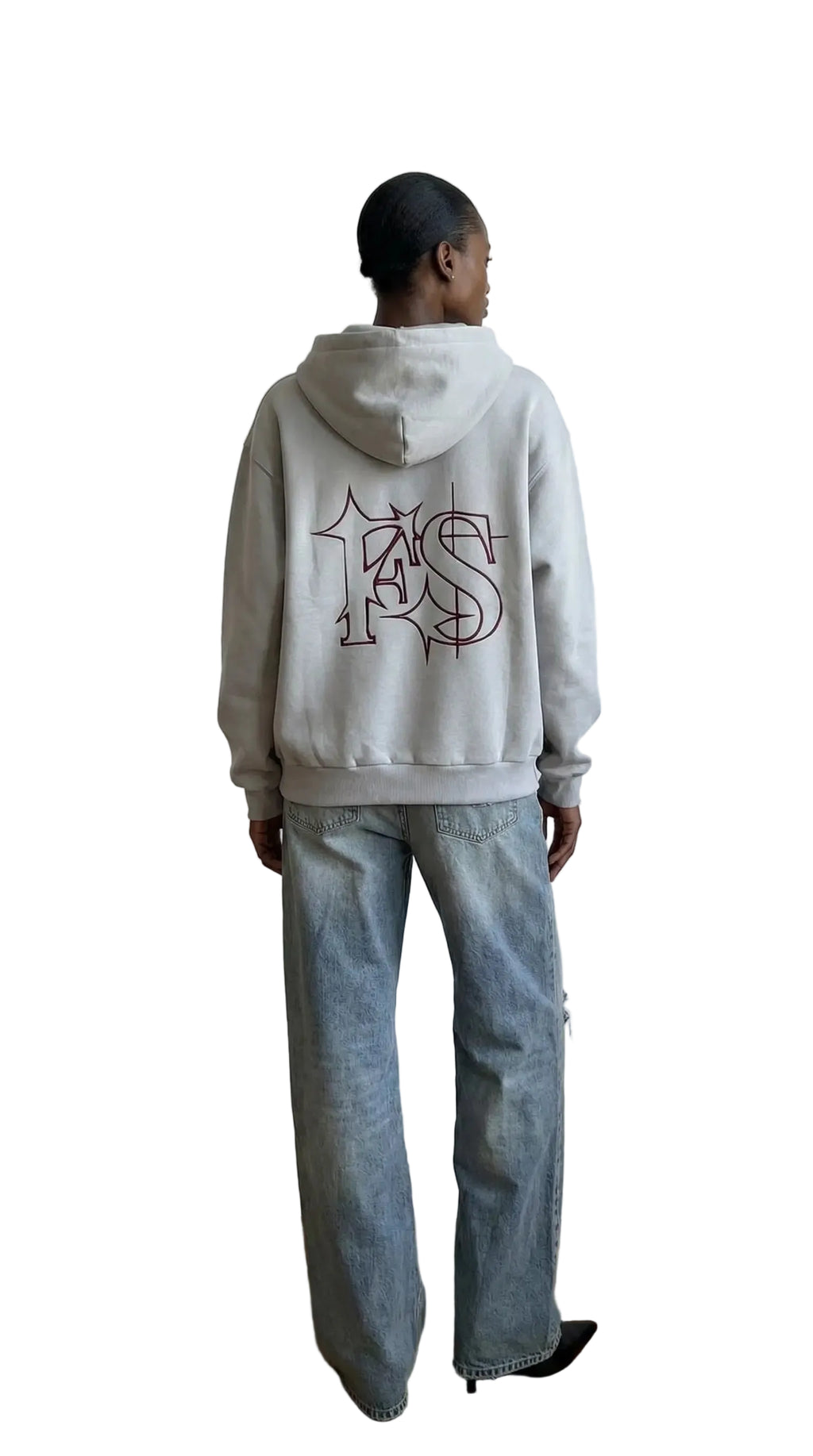 Grey Zip-up FS Hoodie Jacket