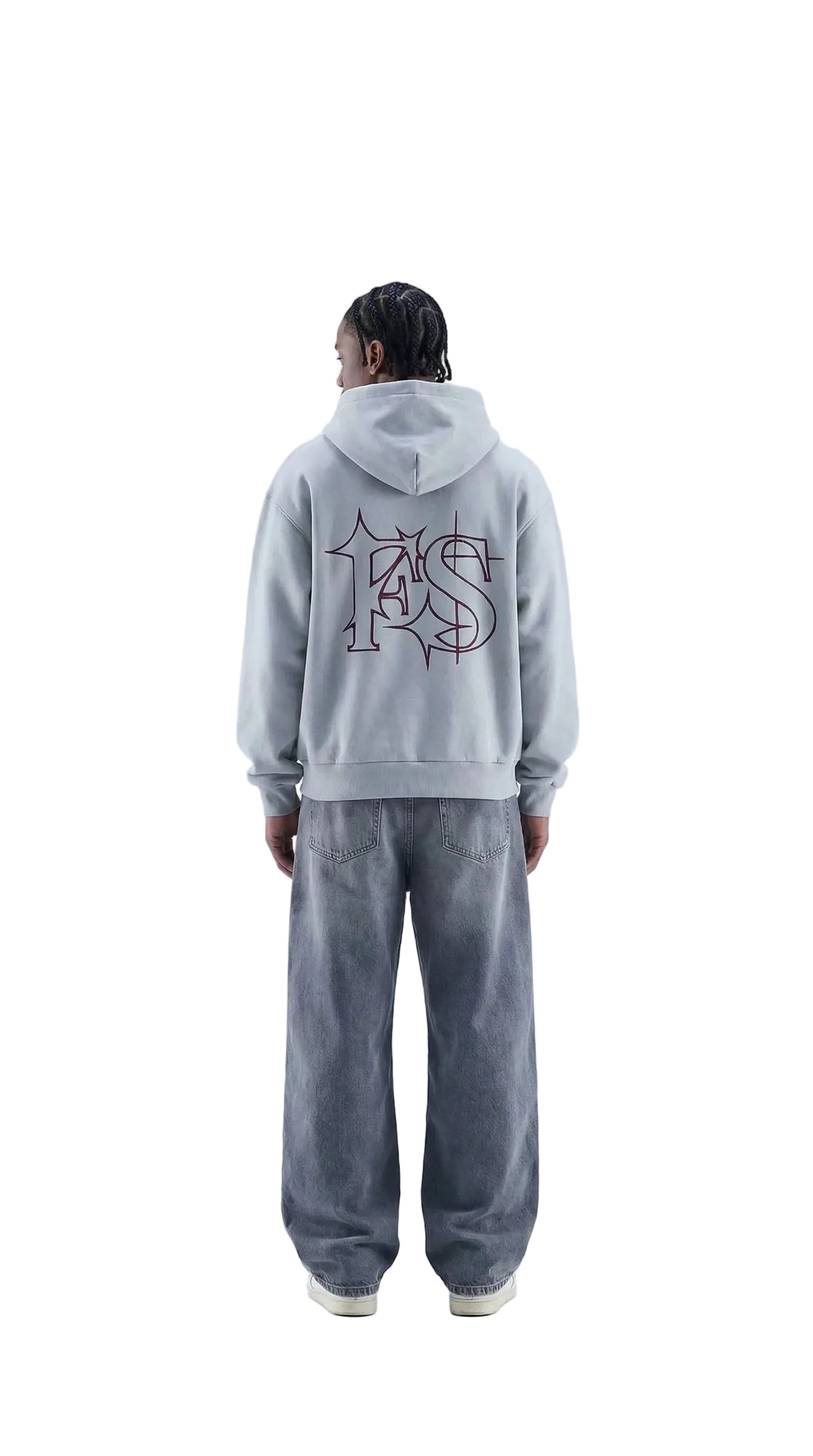 Grey Zip-up FS Hoodie Jacket