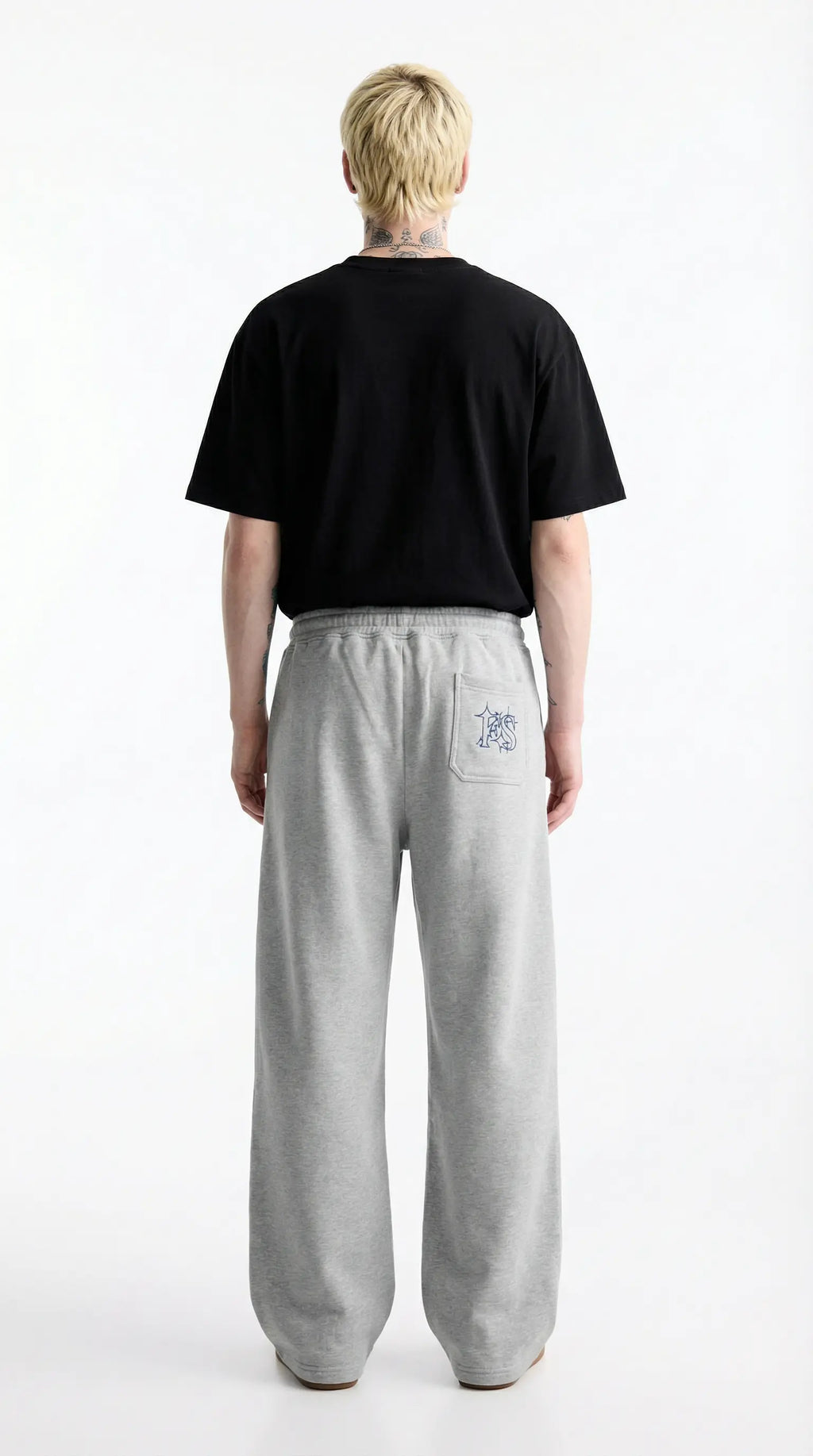 Grey Wide-Leg Sweatpants – Unisex Streetwear Essential by Fayastudioeg