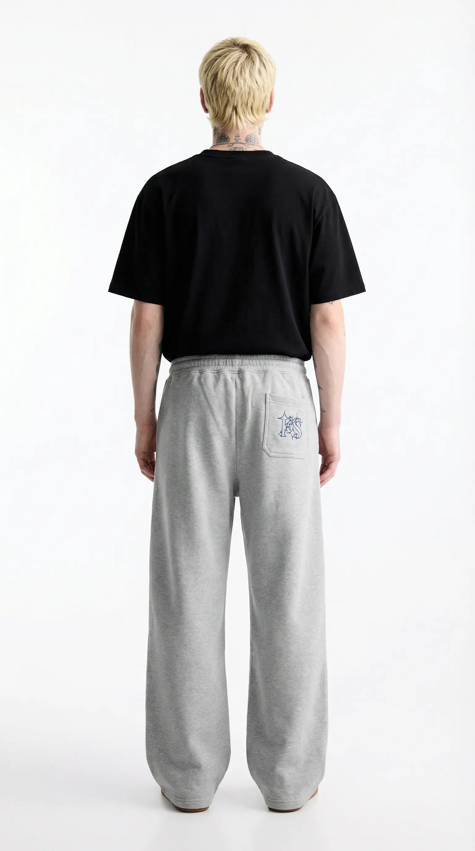 Grey Wide-Leg Sweatpants – Unisex Streetwear Essential by Fayastudioeg