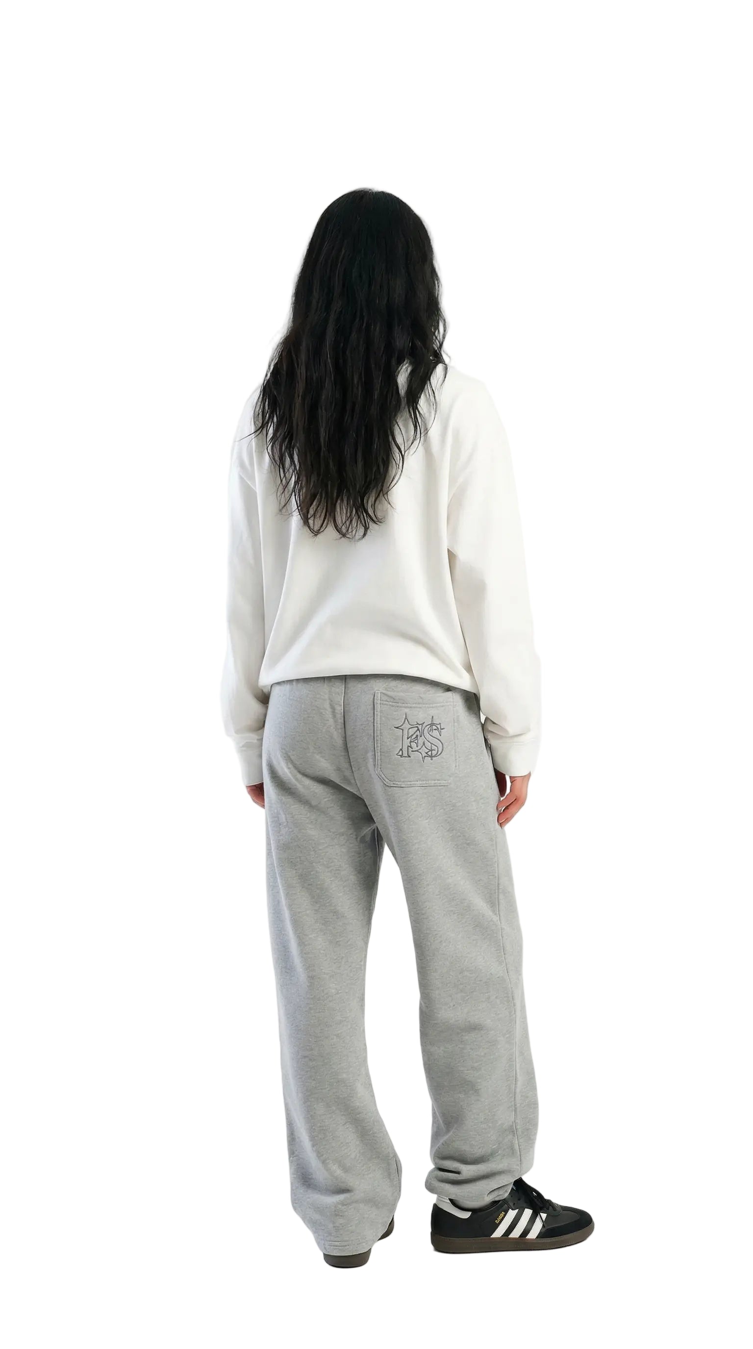 Grey Wide-Leg Sweatpants – Unisex Streetwear Essential by Fayastudioeg