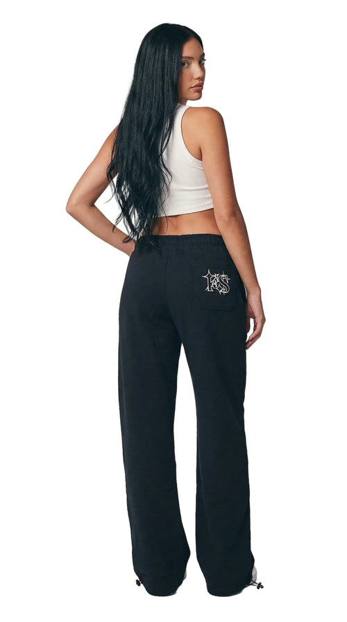 Black Wide-Leg Sweatpants – Effortless Style by Fayastudioeg